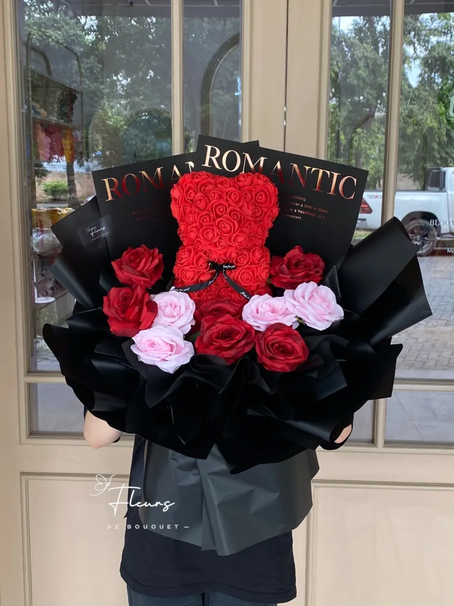 Rosy Bear  | Artificial Flowers