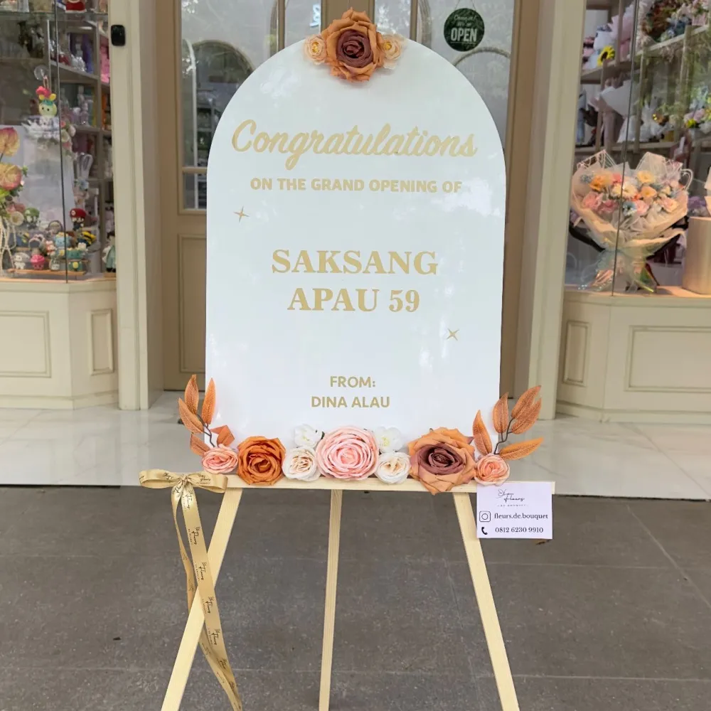 Fumi Standing Acrylic | ARTIFICIAL FLOWER