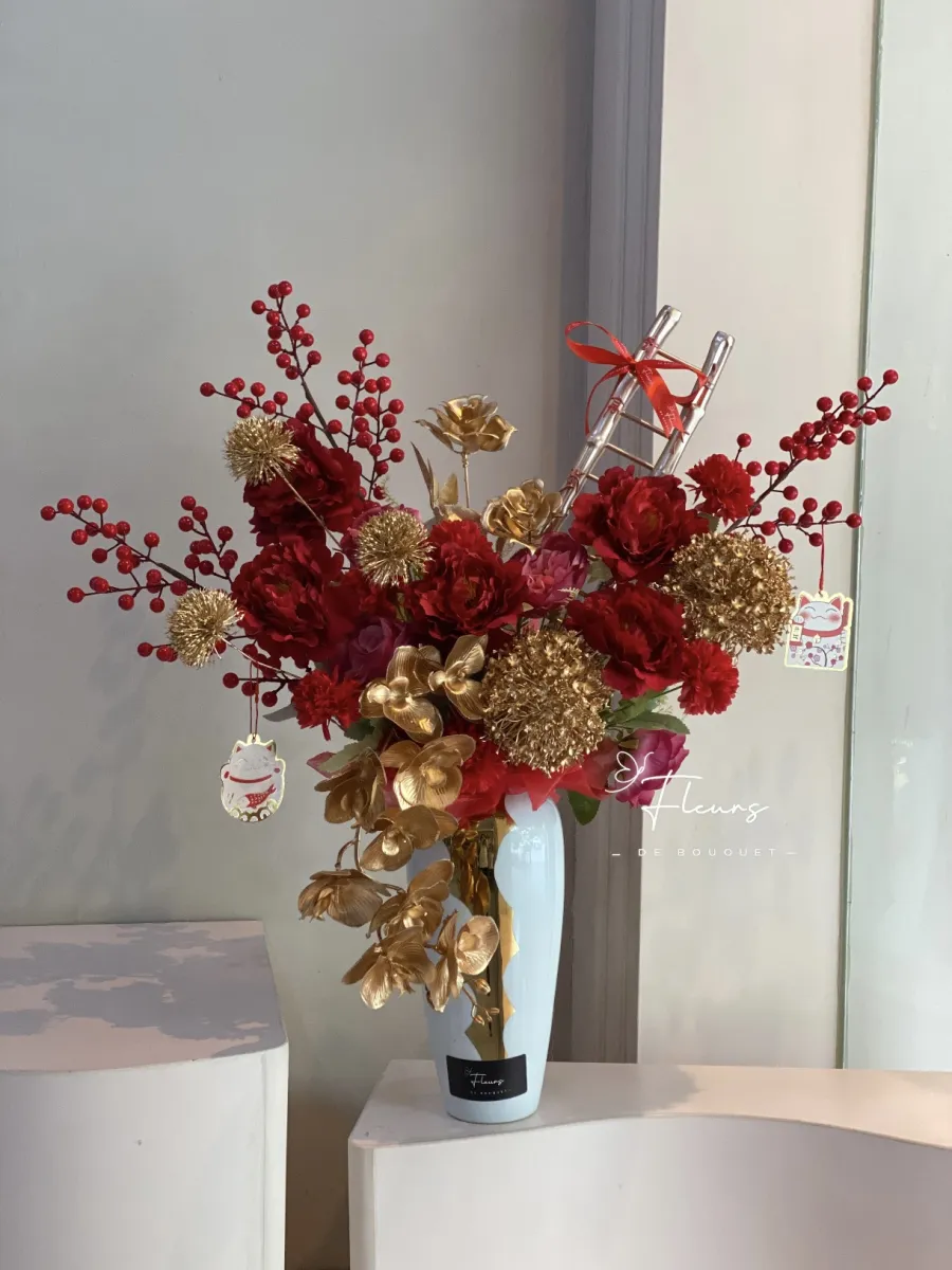 Bloom Vase Arrangement | Artificial Flowers