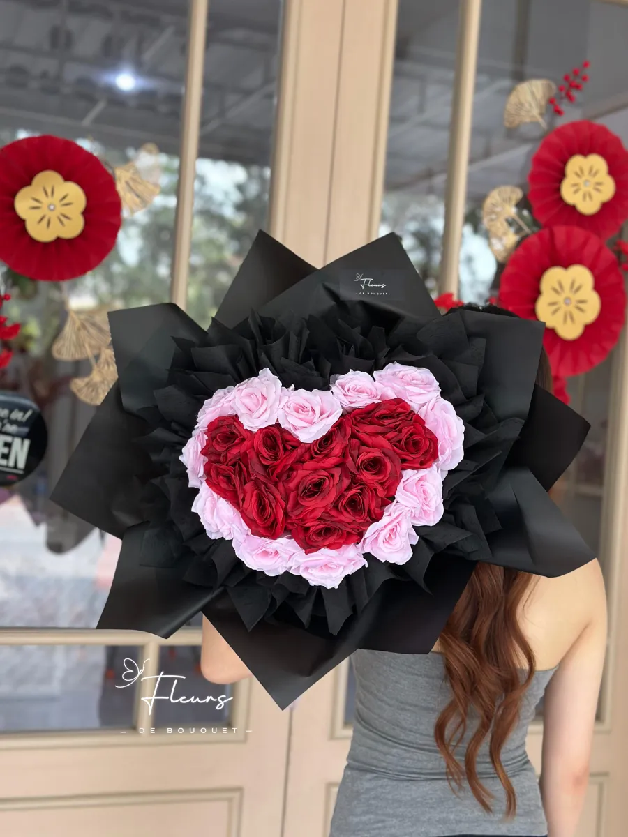 Amour Round Bouquet | Artificial Flowers