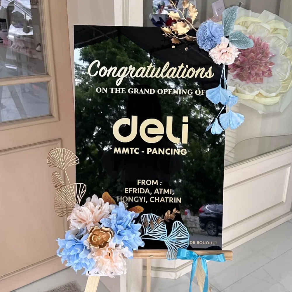 Moza Standing Acrylic | ARTIFICIAL FLOWER