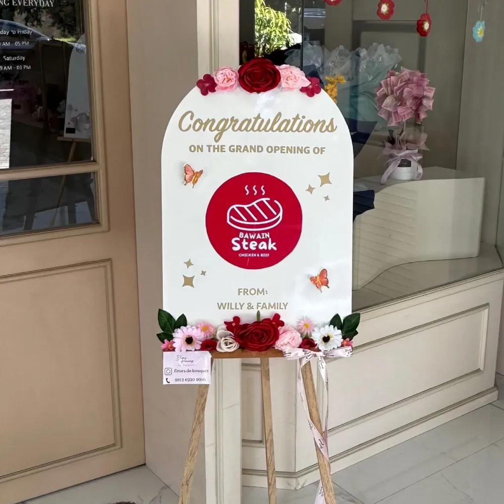 Fumi Standing Acrylic | ARTIFICIAL FLOWER