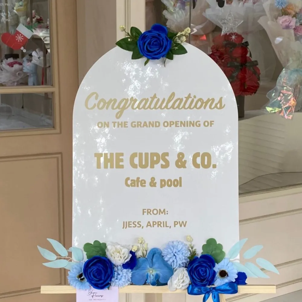 Fumi Standing Acrylic | ARTIFICIAL FLOWER