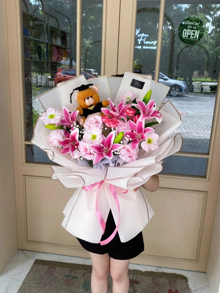 Graduation Lily Rose | Artificial Flowers