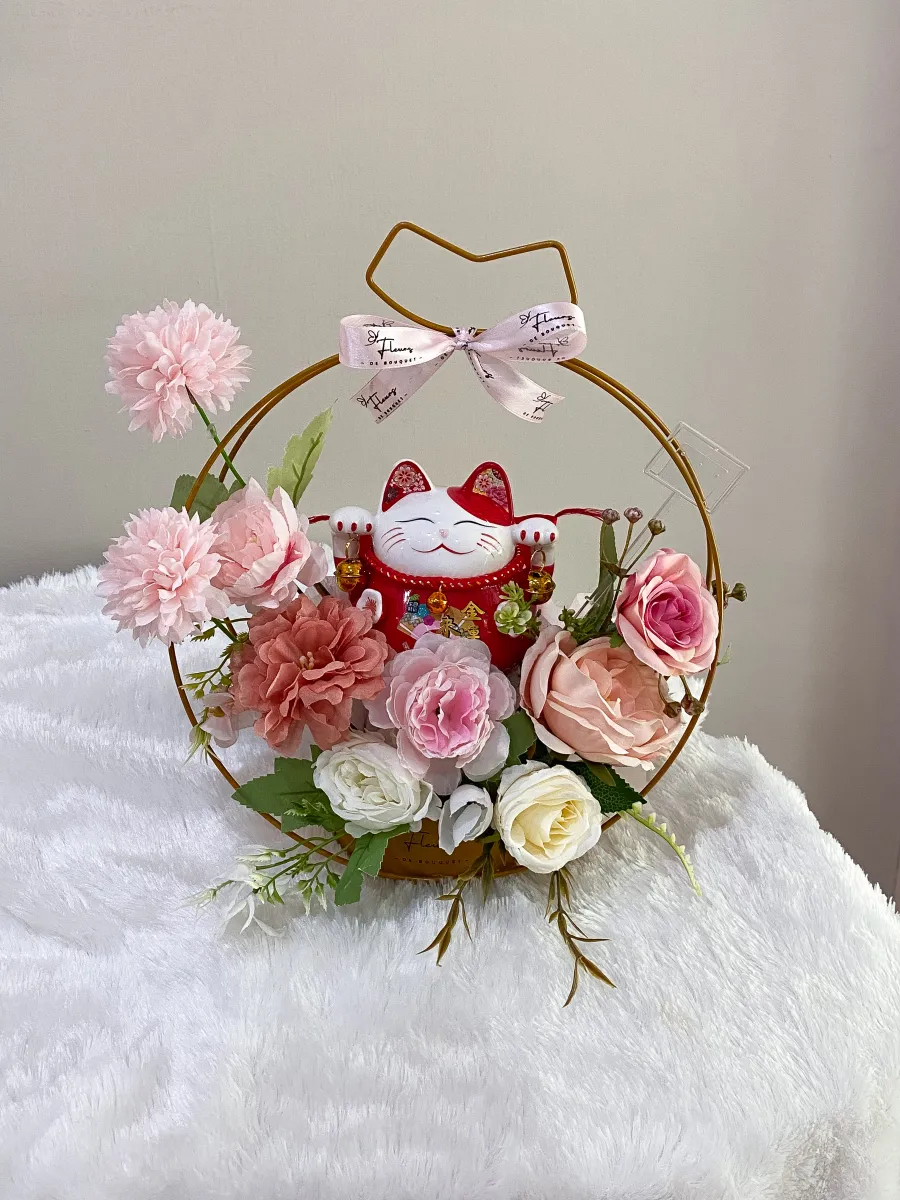 Hana Apple Vase | Artificial Flower