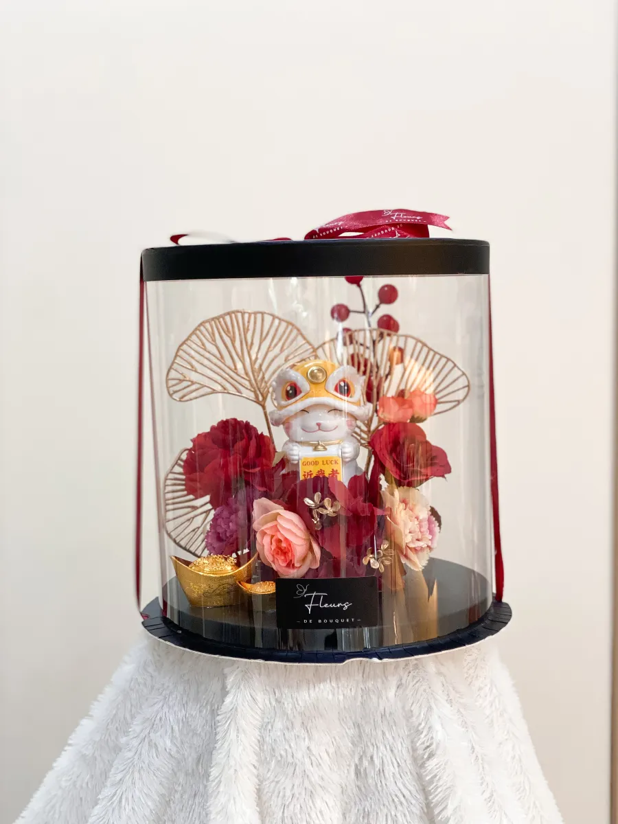 CNY V12 | Lucky Cat Mika Box 22x25