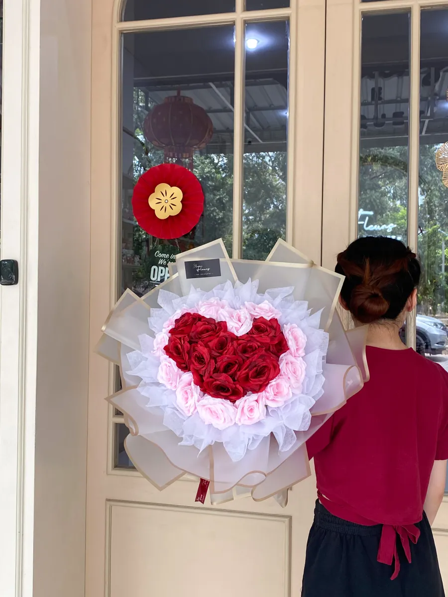 Classic Round 60 Roses | Artificial Flowers