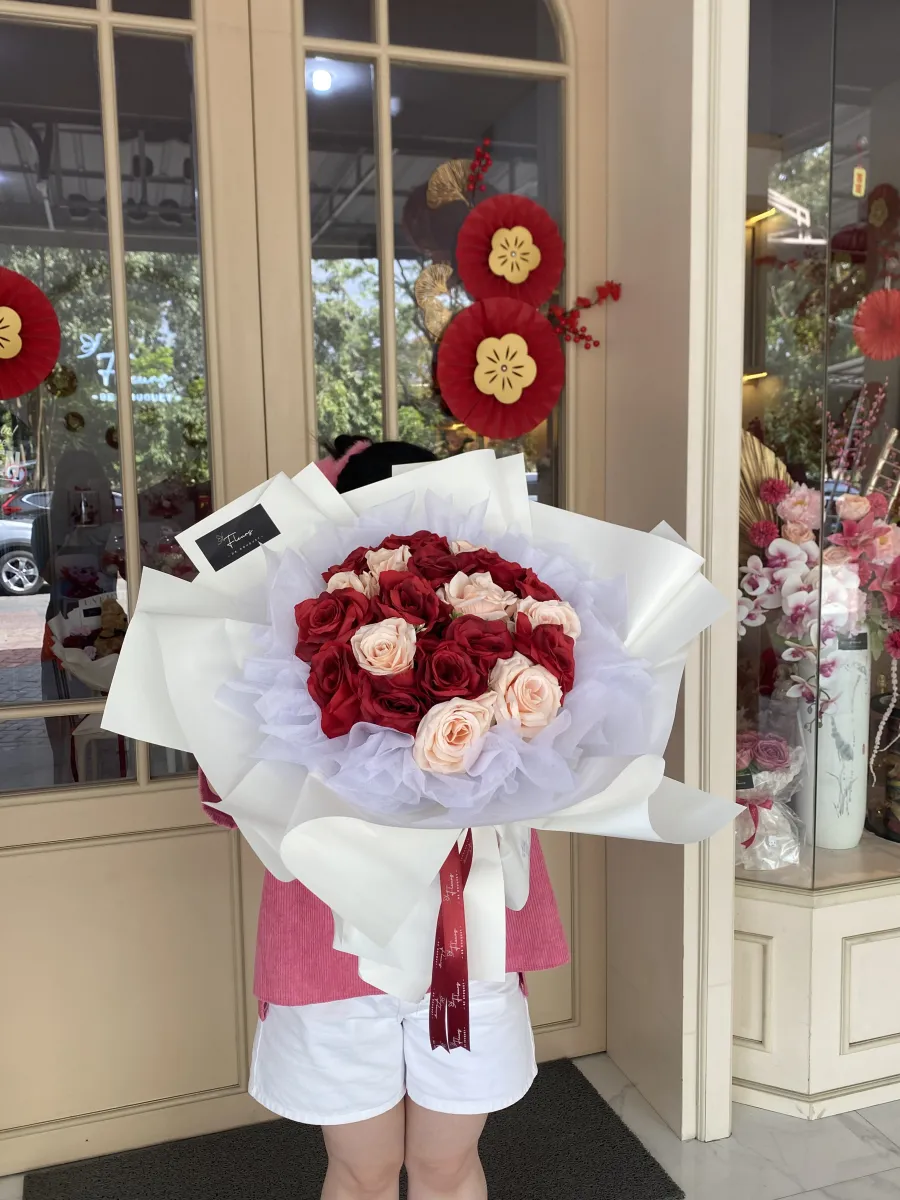 Classic Round 60 Roses | Artificial Flowers