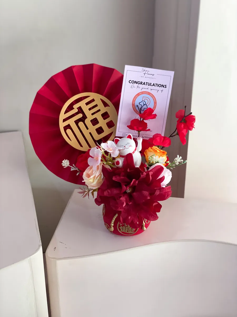 Lucky Vase | ARTFICIAL FLOWER