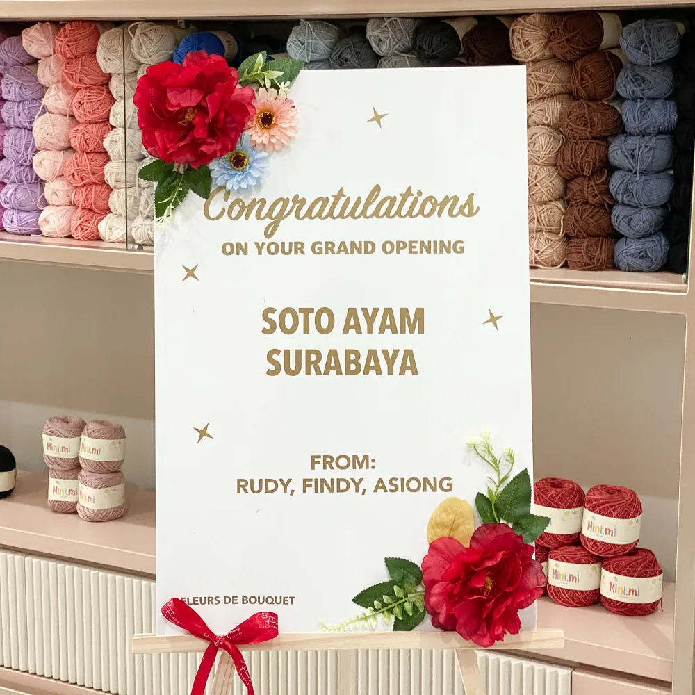 Basic Standing Acrylic | ARTIFICIAL FLOWER