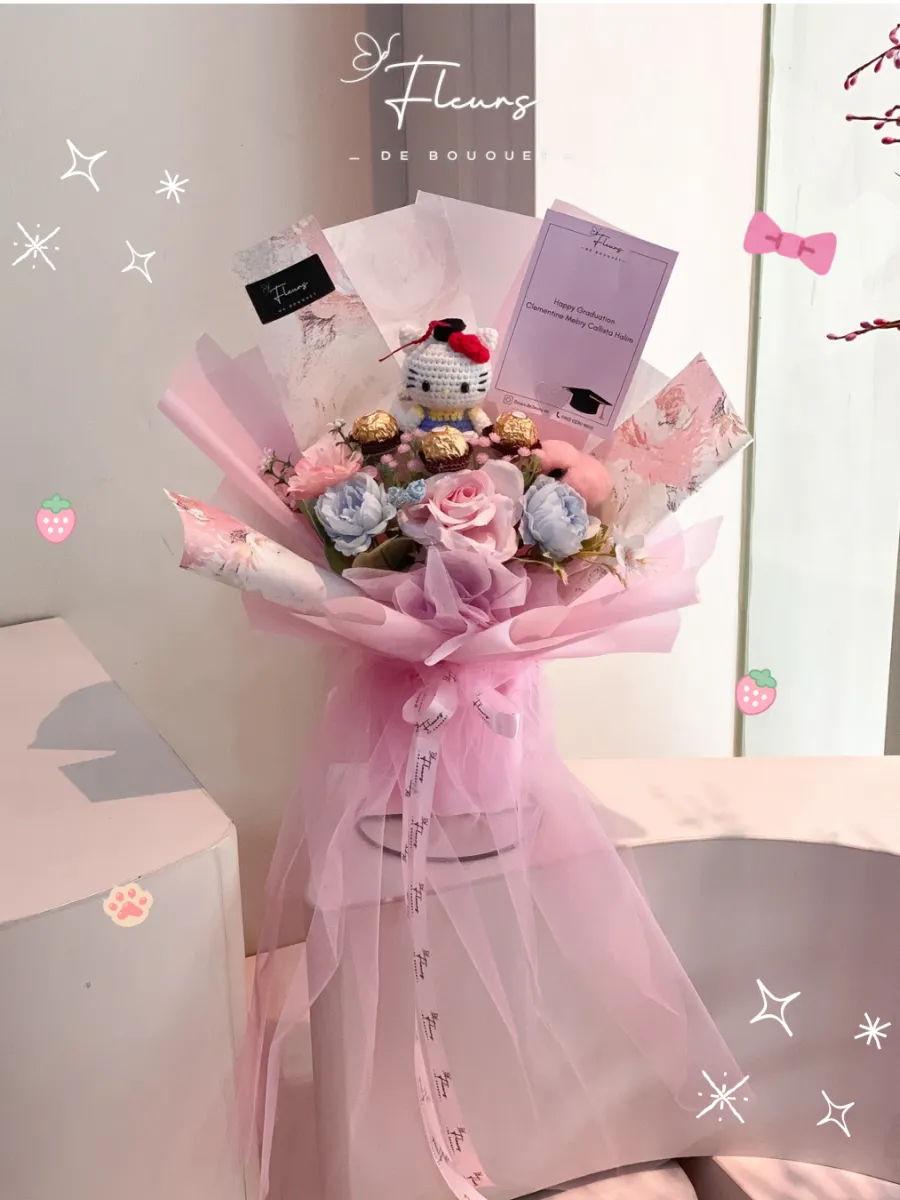 Hello Kitty Bouquet | Artificial Flowers