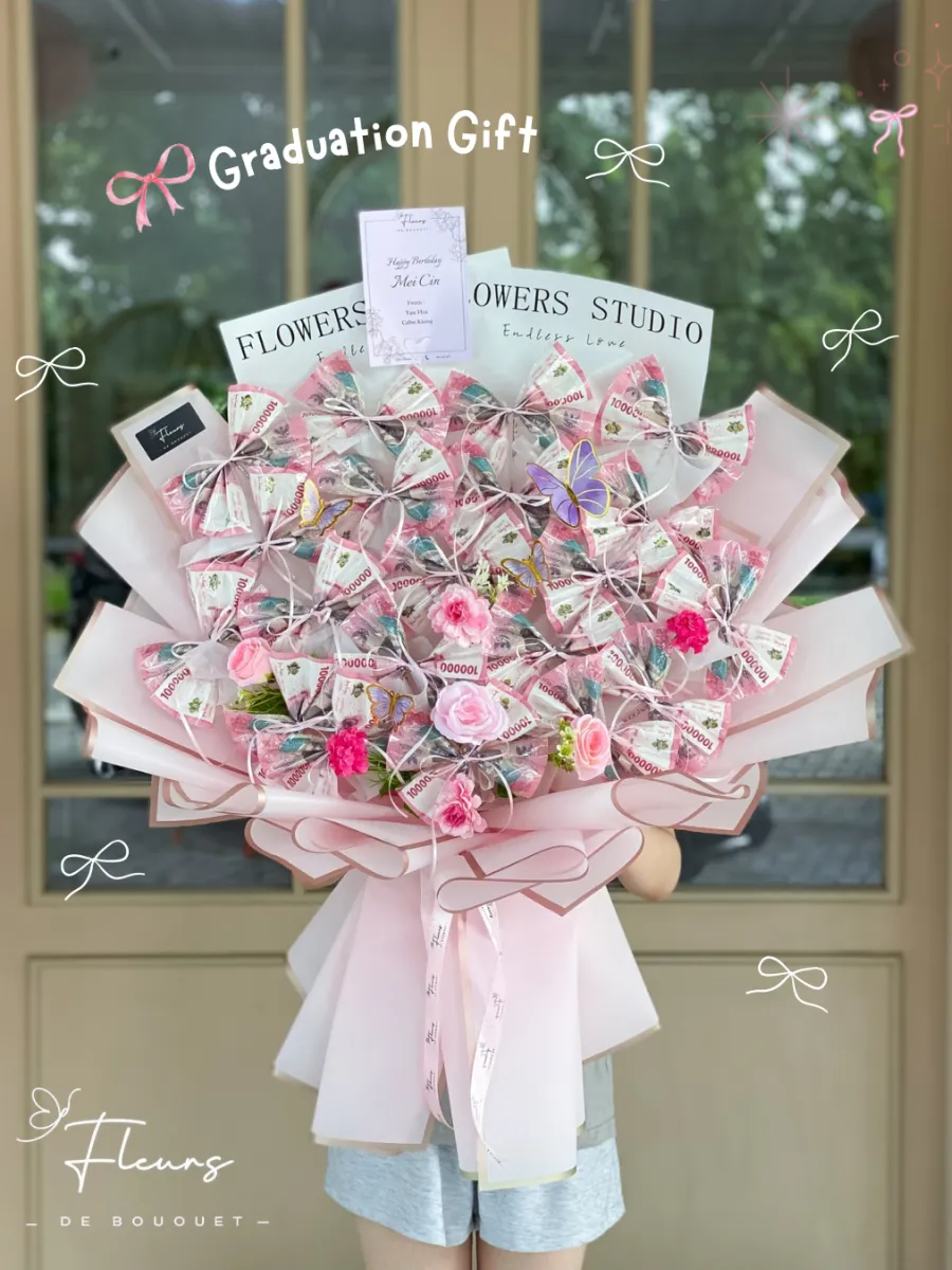 Ribbon Money Bouquet