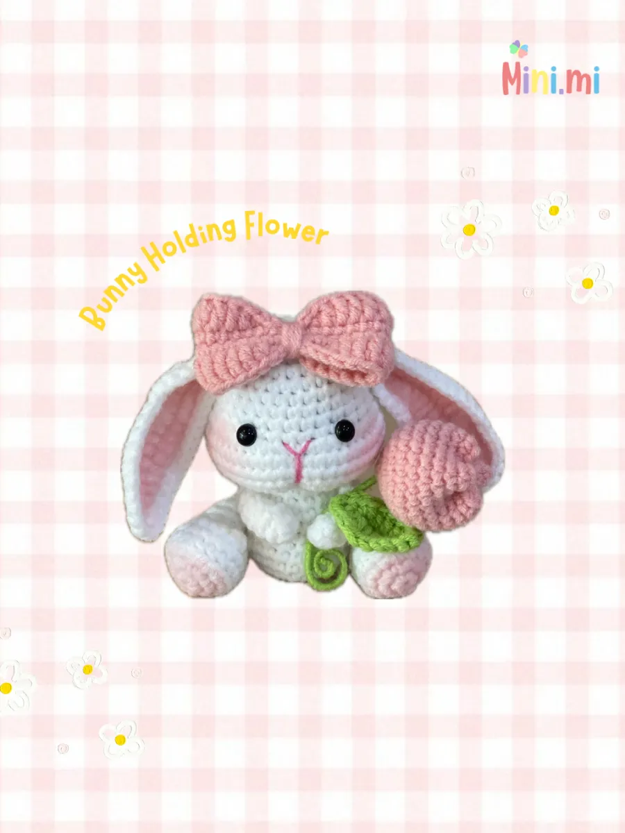 Bunny with flower | Crochet Dolls